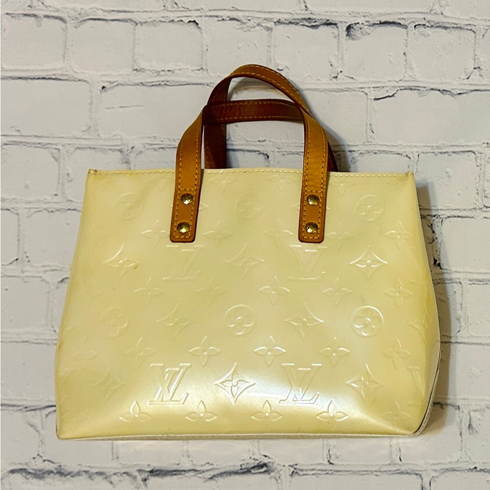 Louis Vuitton Vernis Reade PM Yellow Tote - EUC